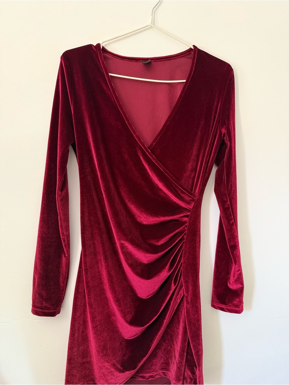 Elegant Burgundy Evening Dress | Size S | Special Occasion Dress